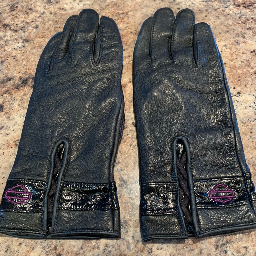 Harley Davidson Leather riding gloves size L